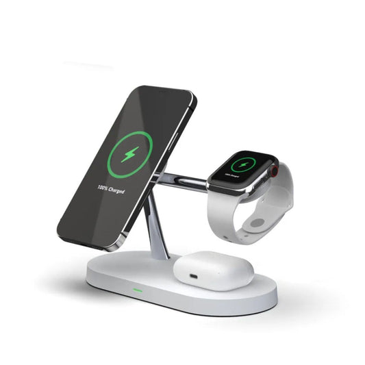 5 In 1 Wireless Charging Station Multi Device Charger with Ambient Light