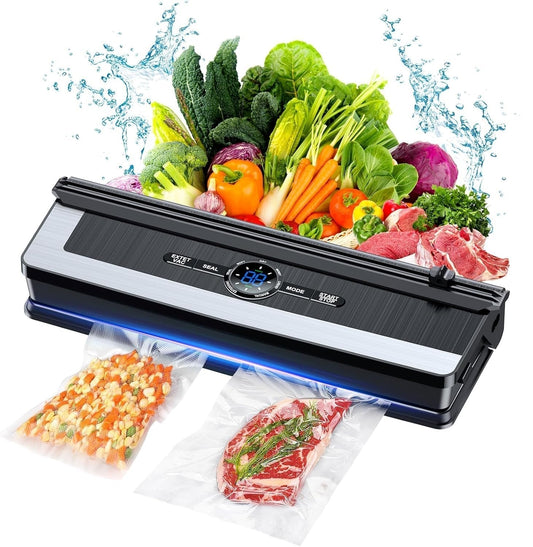 8 in 1 Vacuum Sealer Food Saver Machine with Built In Cutter for Fresh Storage