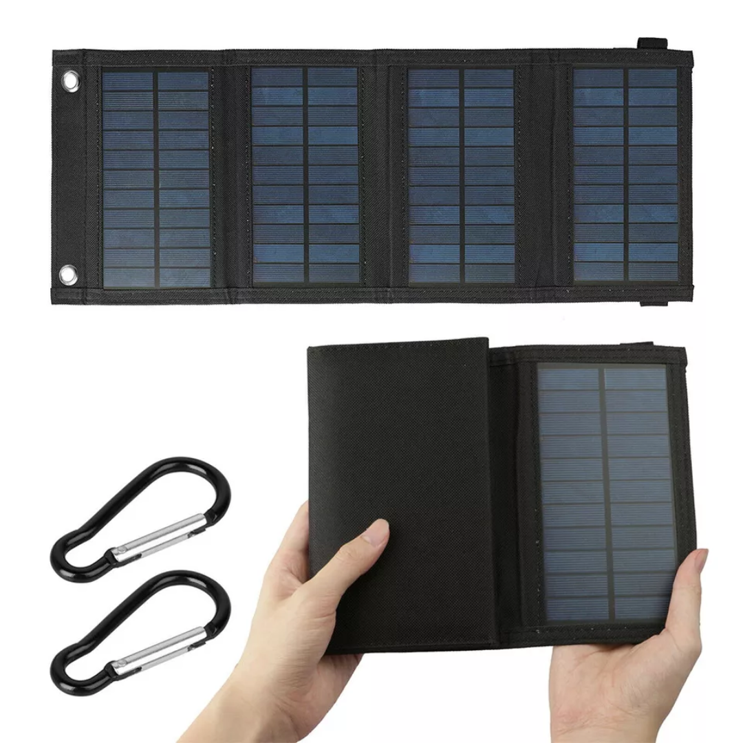 Classirex – Foldable Solar Panel with 12W Output and USB Charging Port