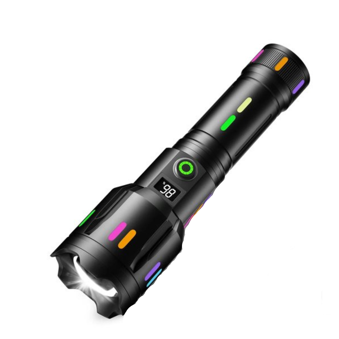 Classirex – High-Power LED Flashlight with 9000 Lumens and USB-C Rechargeable Battery