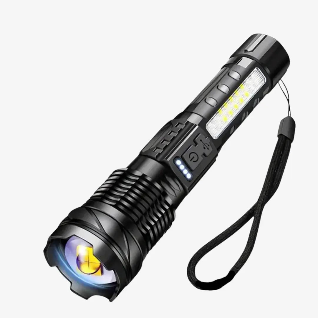 Classirex – Tactical LED Flashlight with 5000 Lumens and USB Rechargeable Battery