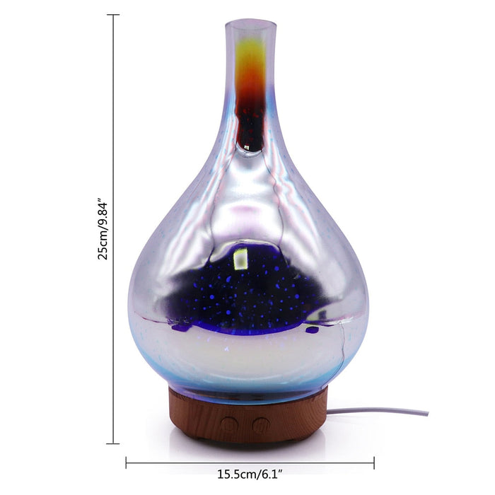 CosmicBreeze Aromatherapy Diffuser LED Light Mist Humidifier for Relaxation