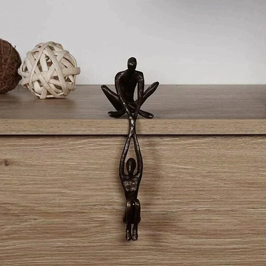 Eternal Love Sculpture Figurine Elegant Couple Balance Home Decor