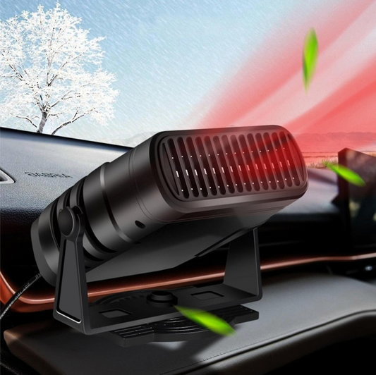 HeatPro 12V Car Heater and Defroster Portable Demister with 360 Degree Rotation