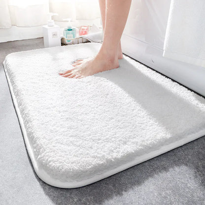 Luxe Cloud Comfort Bathroom Rug Ultra Soft Absorbent Non Slip Mat