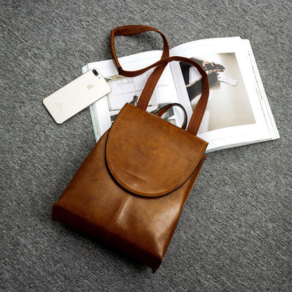 LuxeCarry Leather Backpack Stylish Womens Travel and Everyday Bag