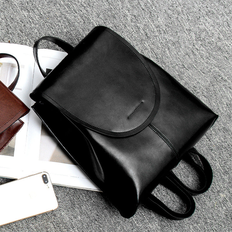 LuxeCarry Leather Backpack Stylish Womens Travel and Everyday Bag