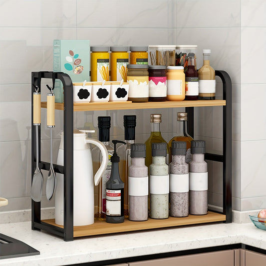 Mara Stainless Steel Kitchen Storage Rack for Spices and Kitchen Essentials