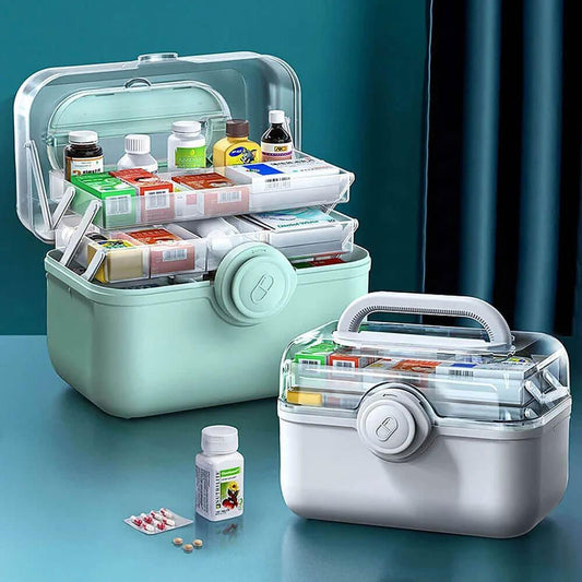 MediSmart Weekly Pill Organiser Compact Travel Medicine Box