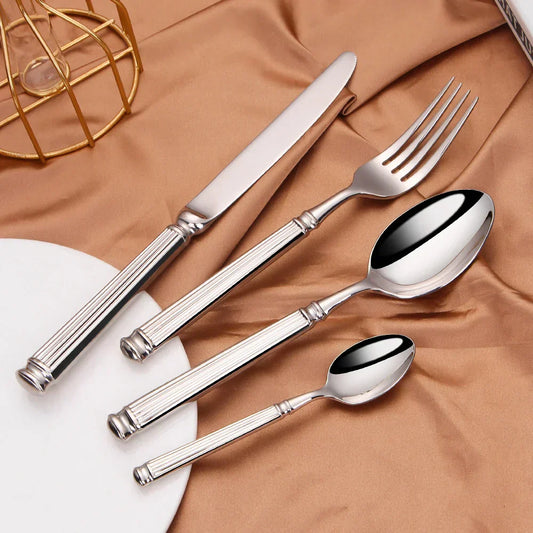 Premium Stainless Steel Cutlery Set Mirror Finish Dining Set