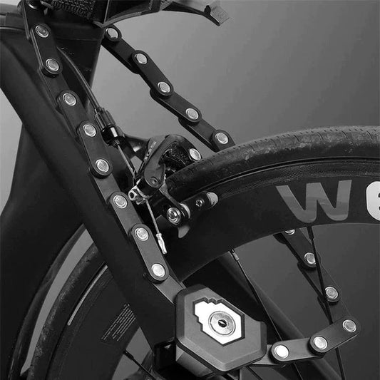 SafeRide Foldable Bike Lock with Heavy Duty Anti Theft Protection