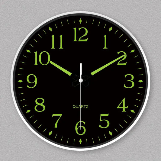 Silent Glow Wall Clock Luminous Modern Quartz Clock