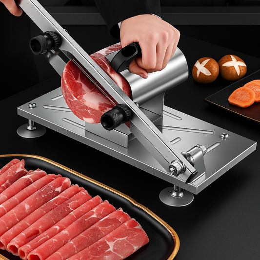 SlicePro Stainless Steel Food Slicer Adjustable Precision Cutter