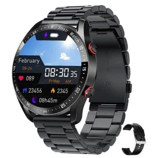 Smart Fitness Watch with Heart Rate Blood Pressure and Activity Tracking
