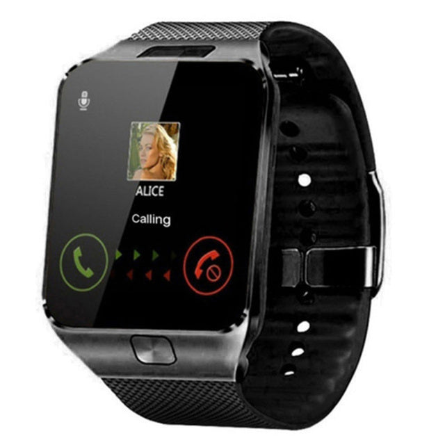 Smartwatch with SIM Card Support – Bluetooth Fitness Tracker, Touchscreen, Camera & Multi-Language