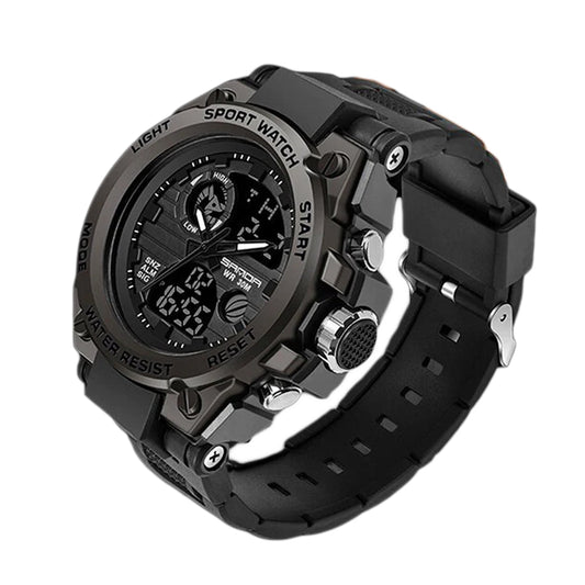TitanGuard Military Men’s Watch Rugged Analog Digital Multifunction Timepiece