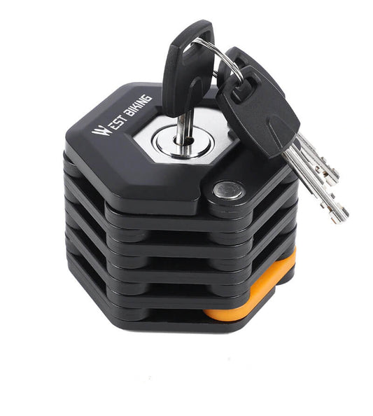 TitanLock Pro Heavy Duty Folding Bike Lock with Mount