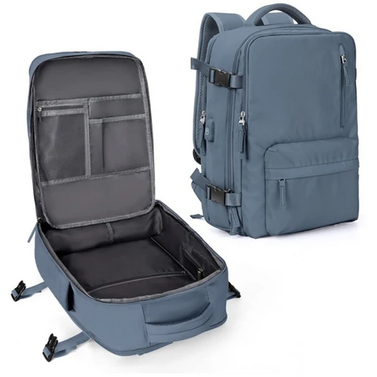 TrekVault Waterproof Backpack with Anti Theft Design and Laptop Compartment