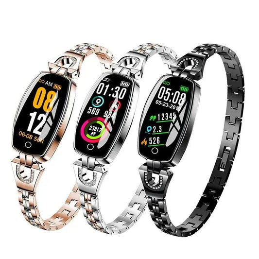 Waterproof Fitness Tracker Smart Bracelet with Heart Rate and Activity Monitoring for Women